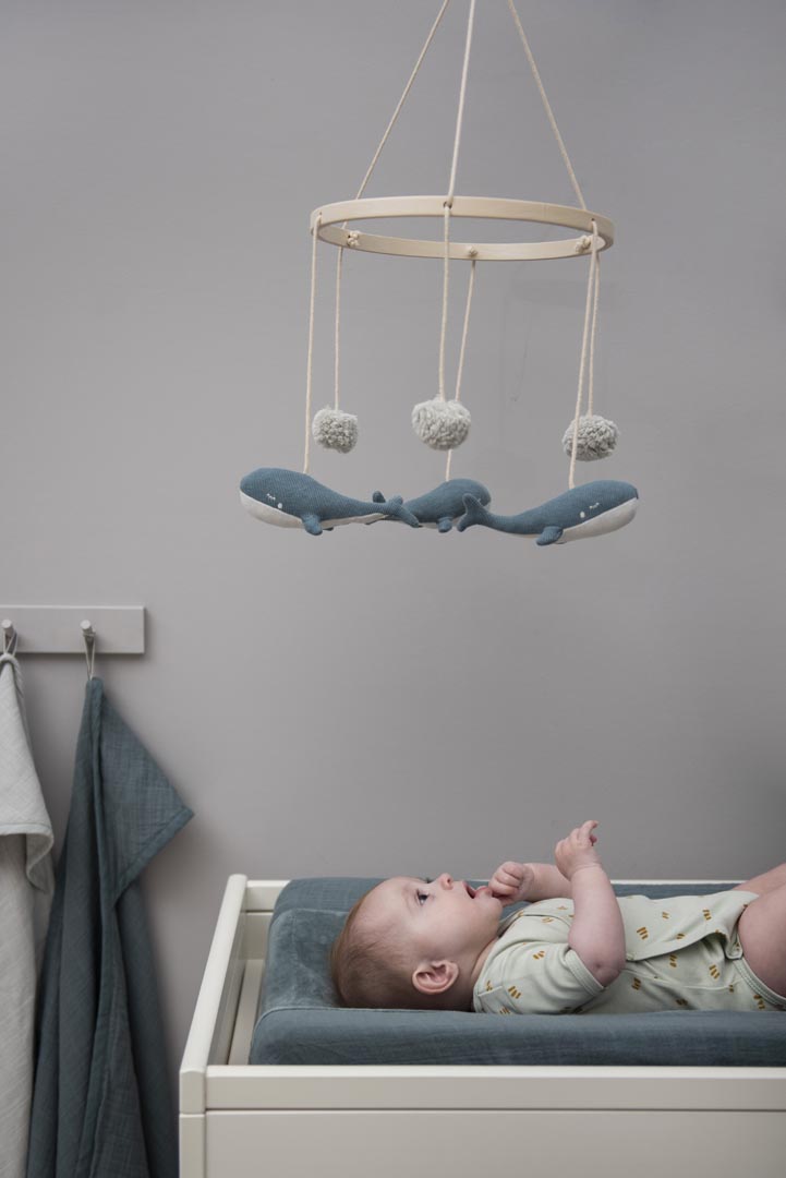 Crib mobile - Whale